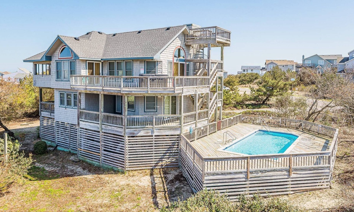 Carolina Dunes House | Banana Republic - Duck, Carolina Dunes, 200 Yds to Beach, Pool, Hot Tub, Ocean View