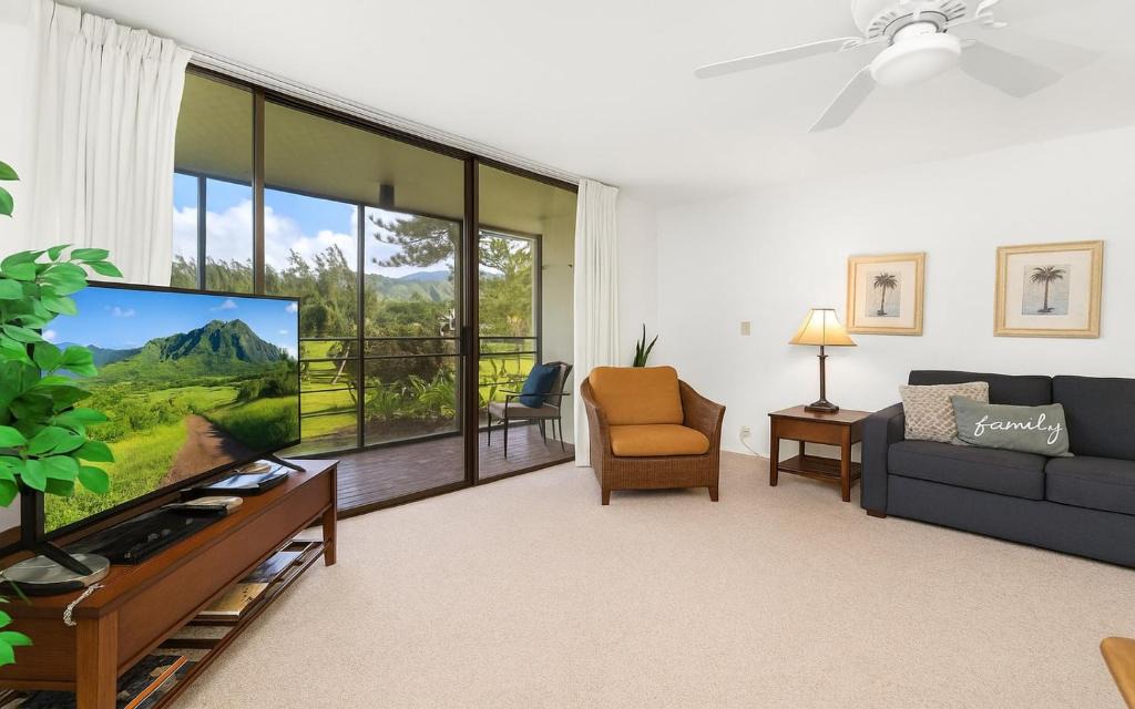 Kahuku Apartment | Kuilima Estates Golf View 1 BR Sleeps 4 Great for Families Complimentary Car with 6 Nights KUL-E117 by KBM
