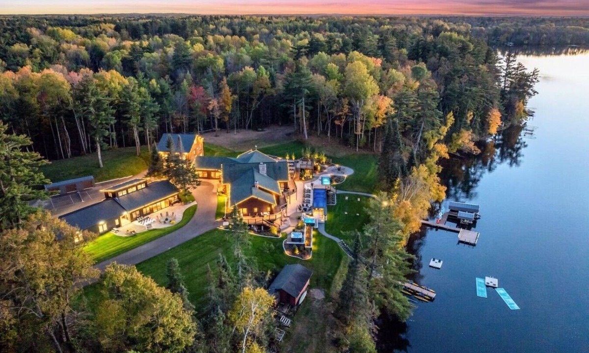 Stone Lake Cabin | Long Lake Shores Estate - Heated Pool, Theatre, Hot Tubs, Sauna, Pickleball
