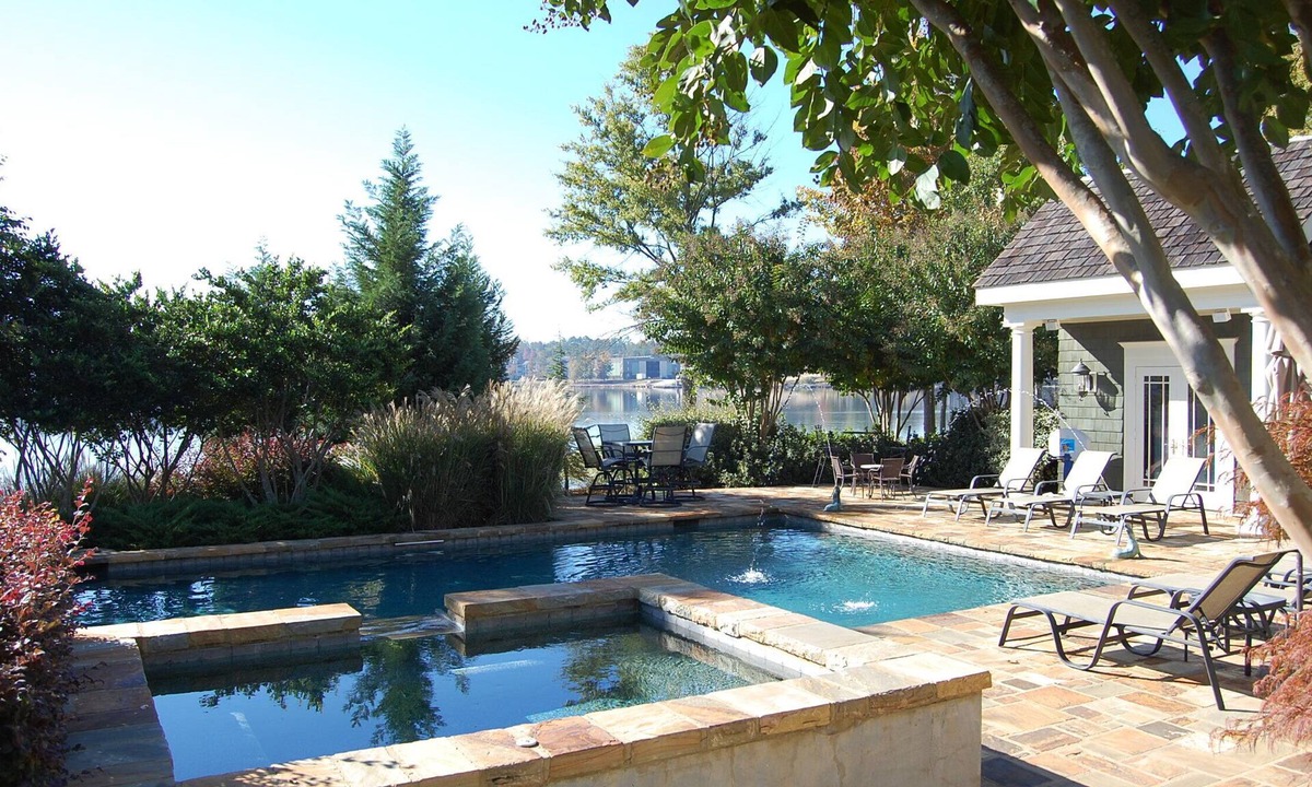 Eatonton House | Waterfront Home at Lake Oconee with Pool, Spa, and private dock