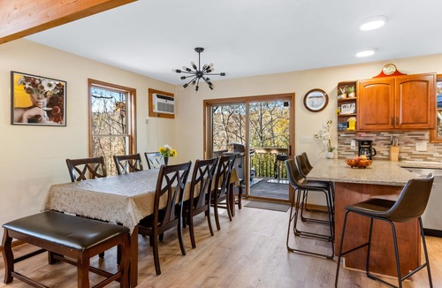 Bushkill House | Cozy Creekfront House with Sauna
