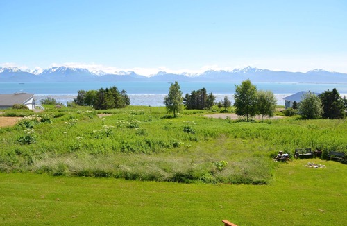 Kachemak House | Glacier Haus on Kachemak Bay Panoramic View.Grewingk Glacier.Homer Spit.