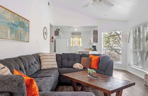 New Braunfels Ski Chalet | Guadalupe Riverfront | Deck, Kayak + Fire Pit