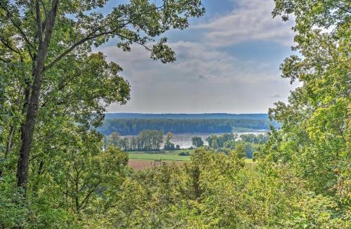 Defiance House | Hillside Cabin on 43 Acres w/Private Lake & View!