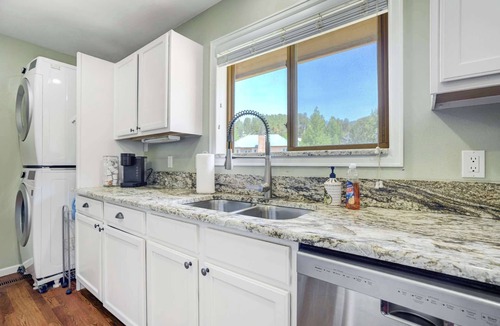 Woodland Park Cabin | Pikes Peak Wildlife Sleeps 12 2Kitchens Family Retreat Charis BL #008138