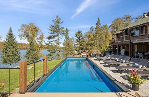 Stone Lake Cabin | The Lodge at Long Lake - Heated Pool, Theatre, Hot Tubs, Sauna, Pickleball