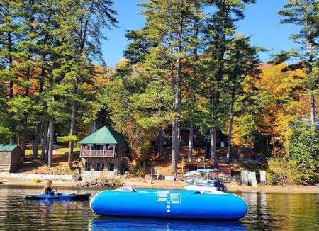 Schroon Lake House | Yellow Pine Lake House ADK Schroon Private Beach