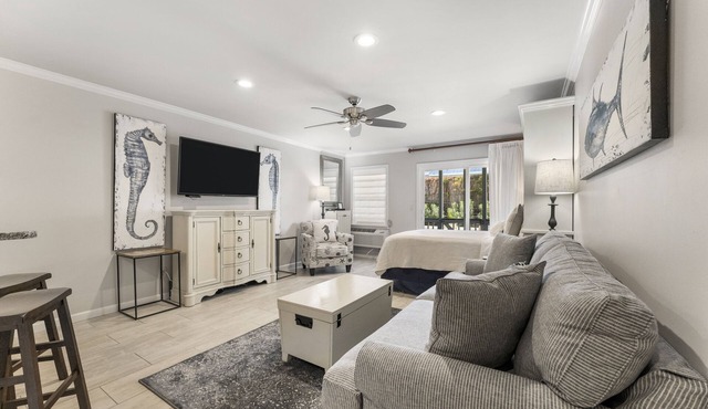 30A Inlet Sands 105 | Walk to Beach & Rosemary! Private Patio w/Pool Access!