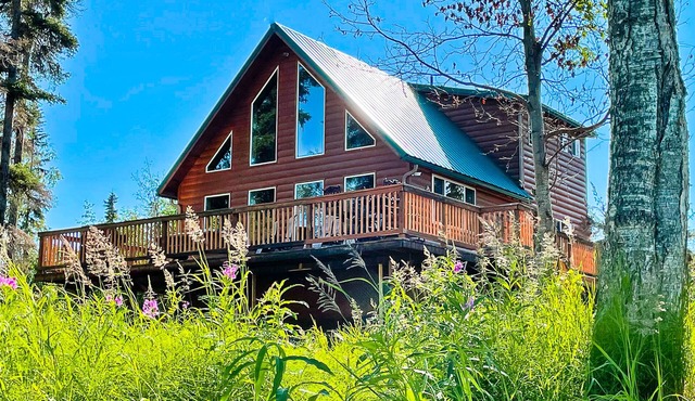 Kenai Riverfront Cabin, Private Fishing Platforms, Newly Remodeled