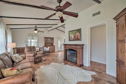 On Scenic 60-Acre Farm: Carmine Cottage w/Porch